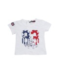 Jungen-T-Shirt mit Applikation, Creme, NDZ4536 – Online-Shop – Boutique